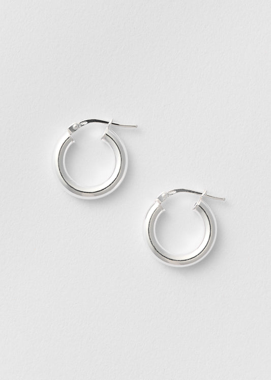 Isabelle Silver Hoops 10mm