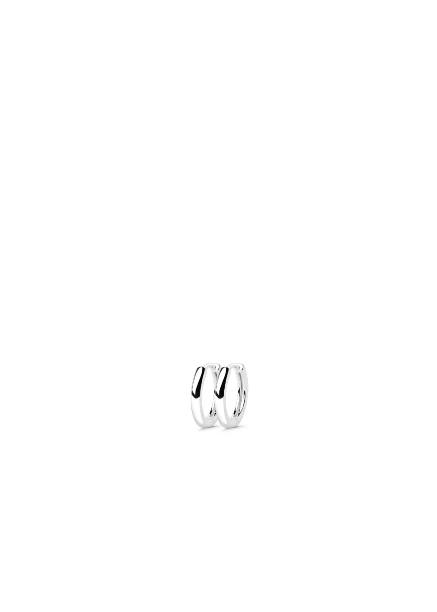 15mm Basic Hoops Silver