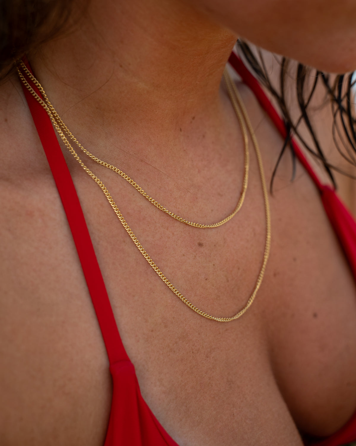 Pansar Necklace Gold 1mm