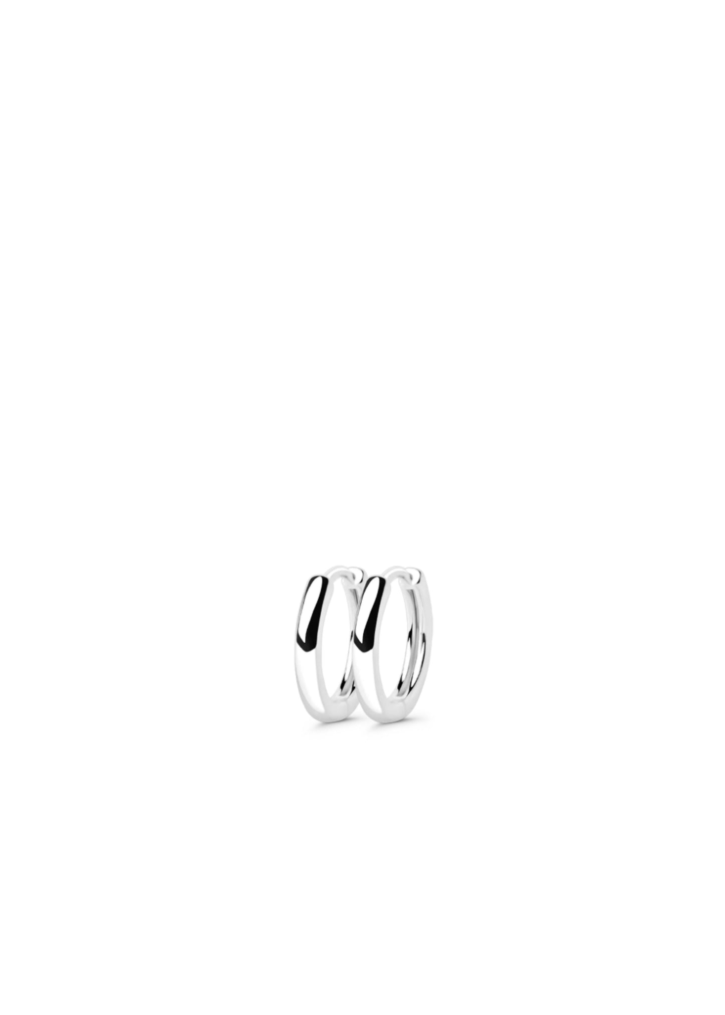 20mm Basic hoops silver