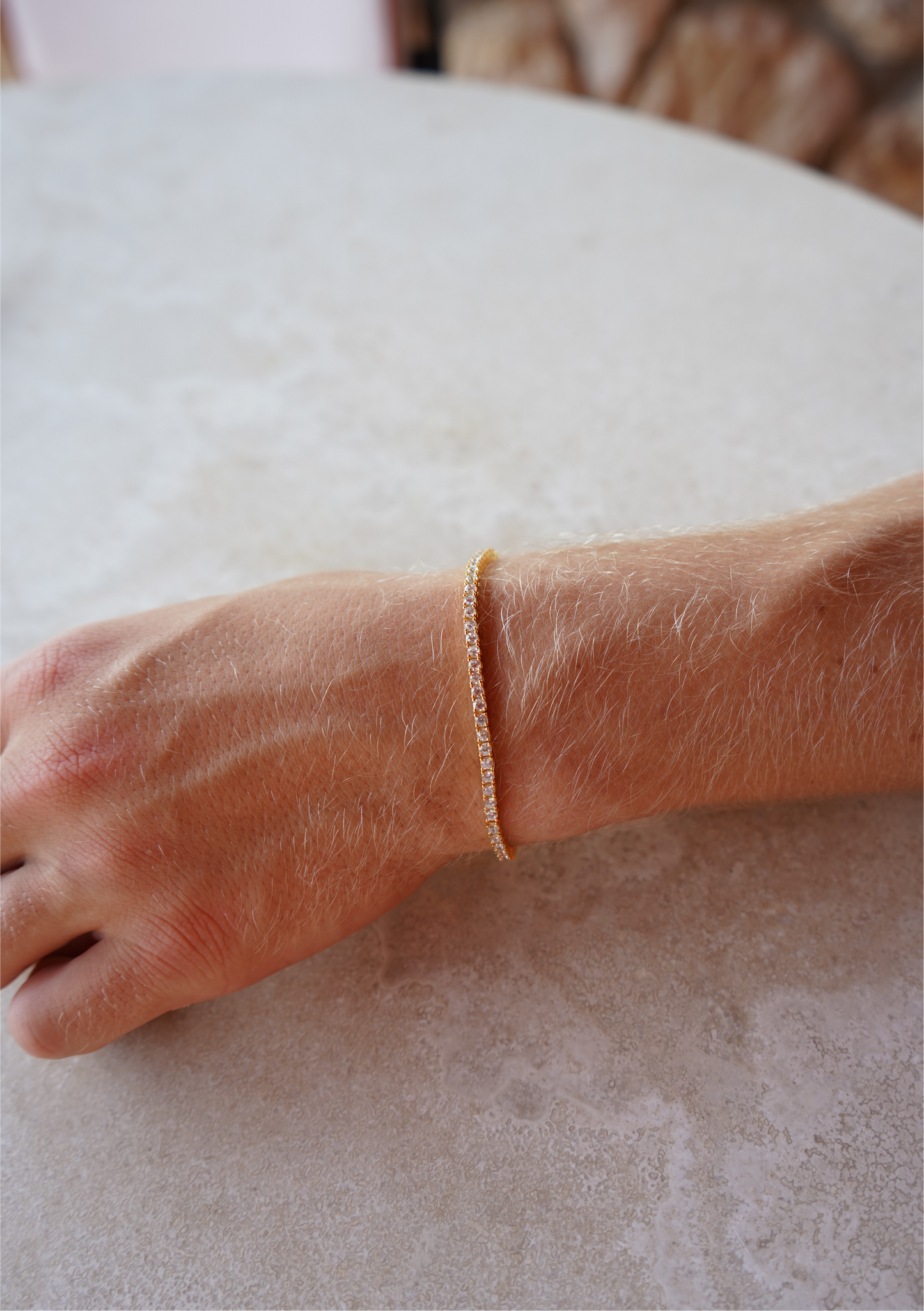 Gold Tennis Bracelet 2,5mm