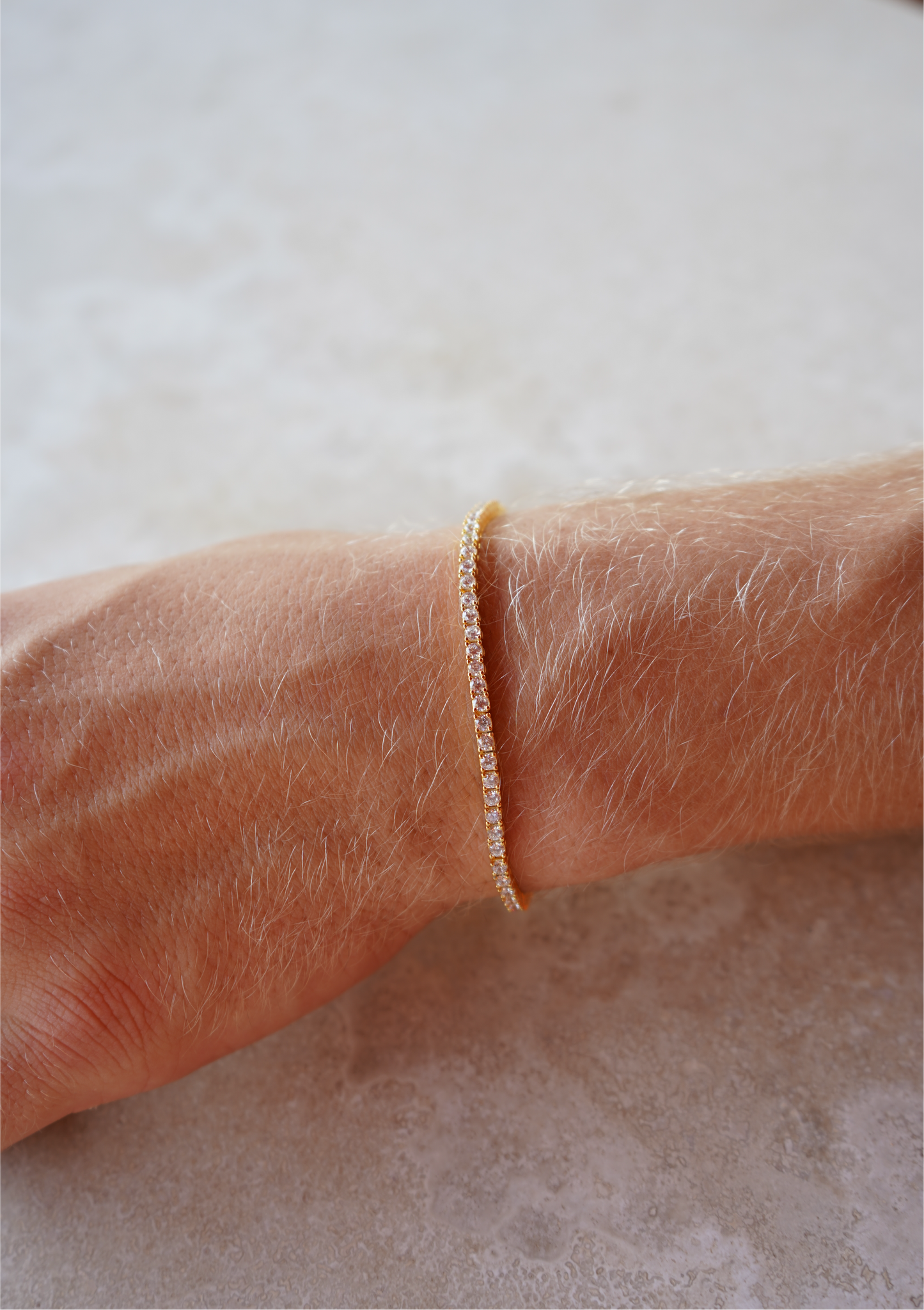 Gold Tennis Bracelet 2,5mm