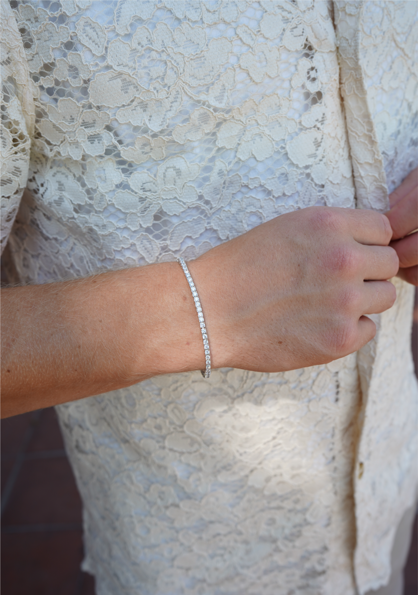 Silver Tennis Bracelet 2,5mm