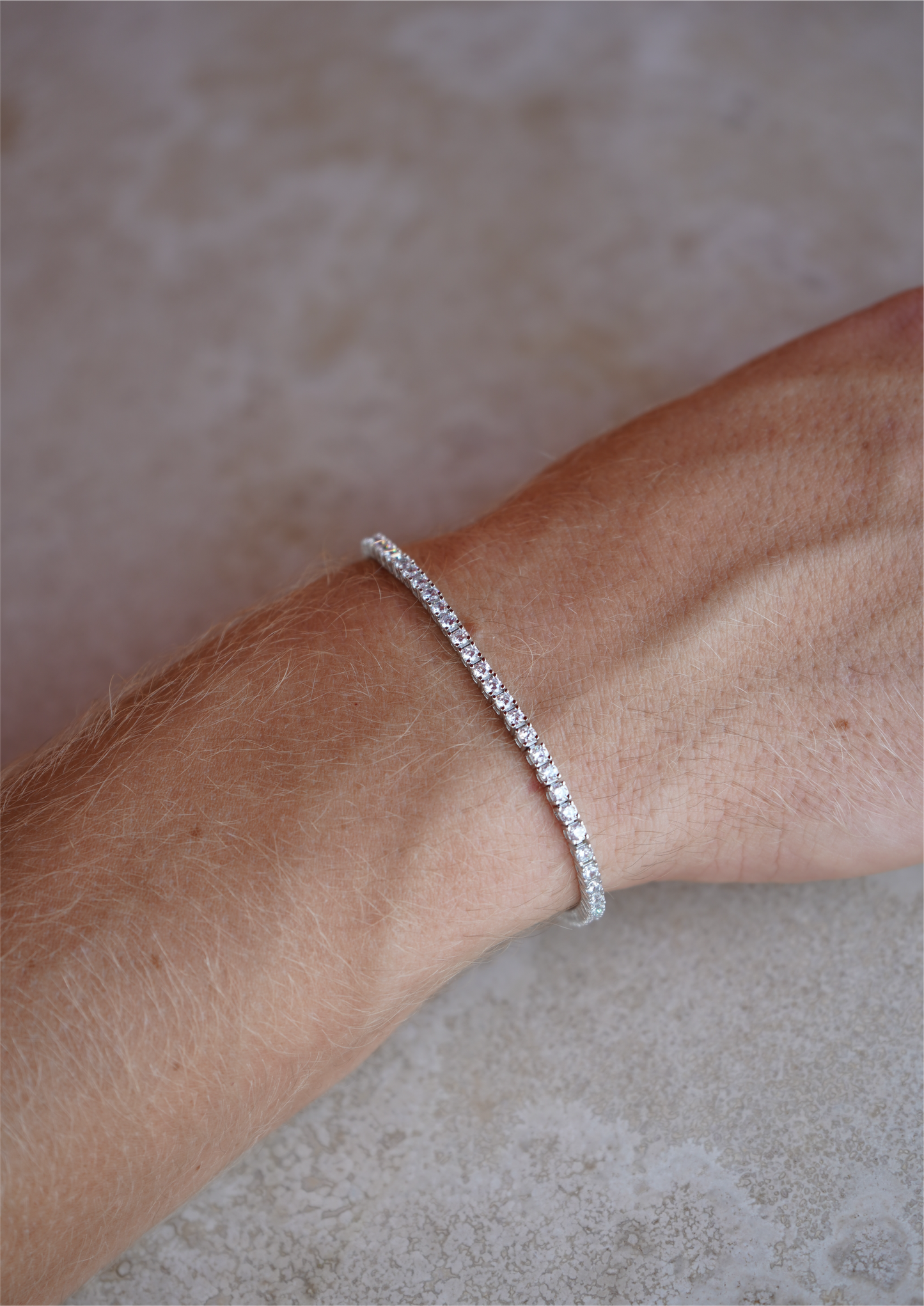 Silver Tennis Bracelet 2,5mm