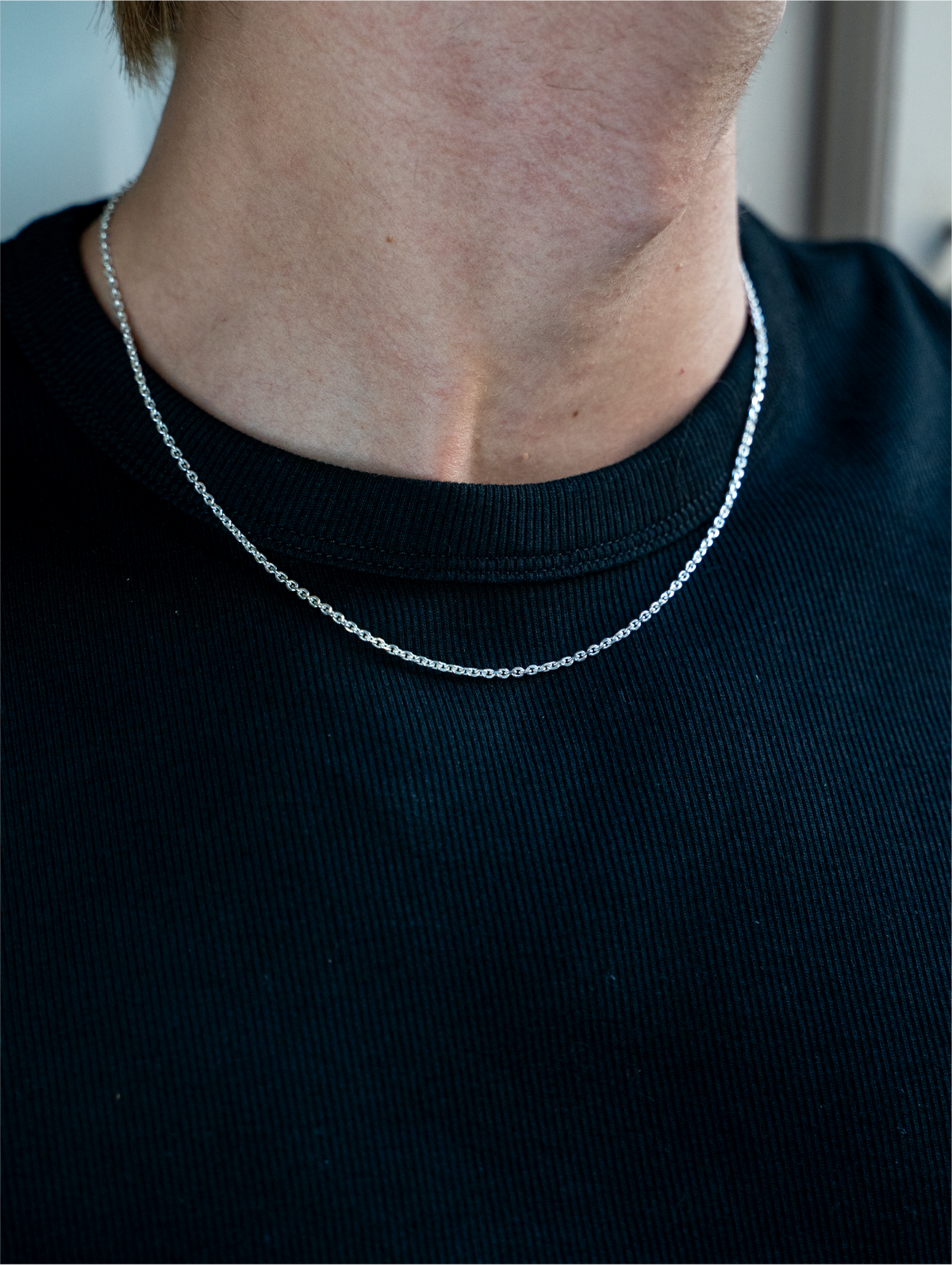 Anchor Necklace 1,5mm Silver