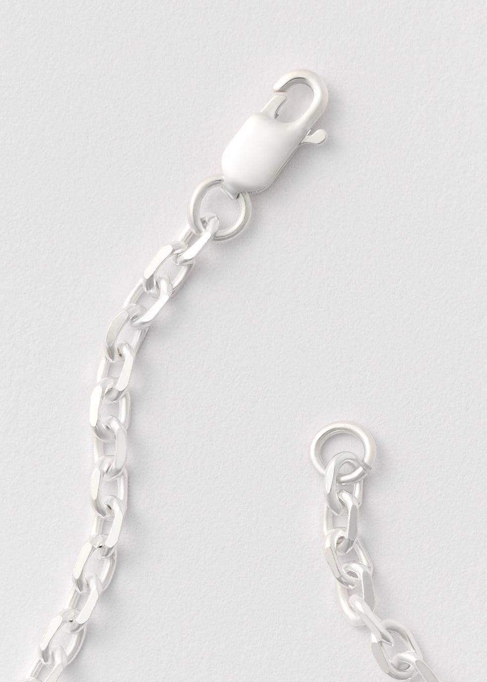 Silver Anchor Bracelet 3mm