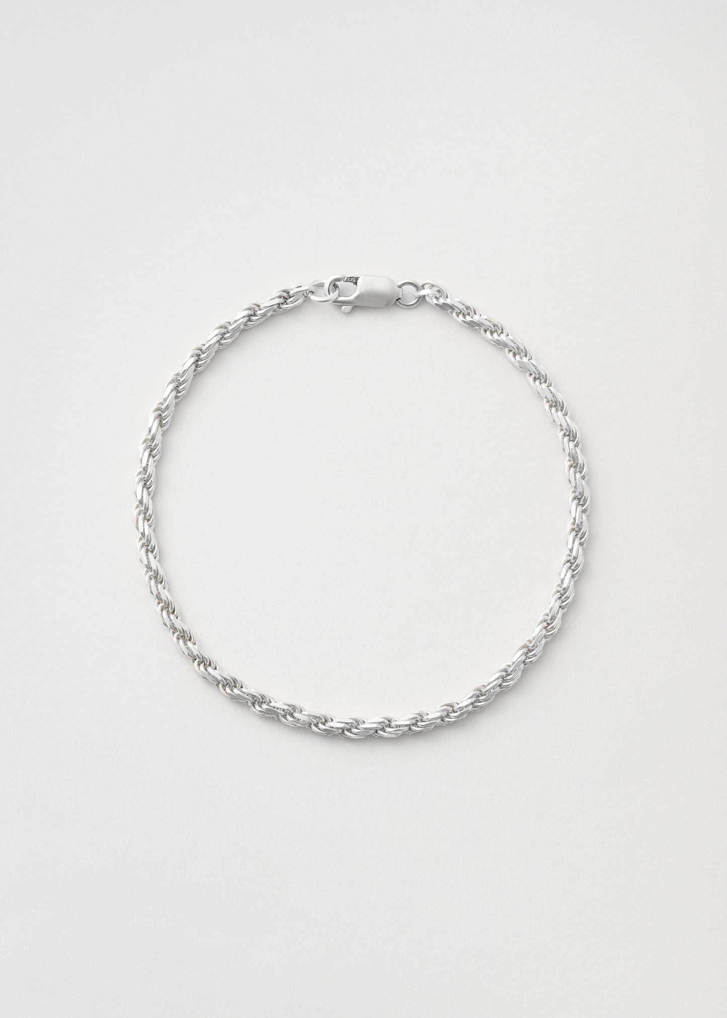 Silver Cordell Bracelet 3mm