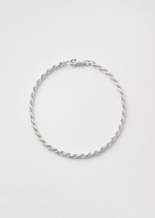 Silver Cordell Bracelet 3mm