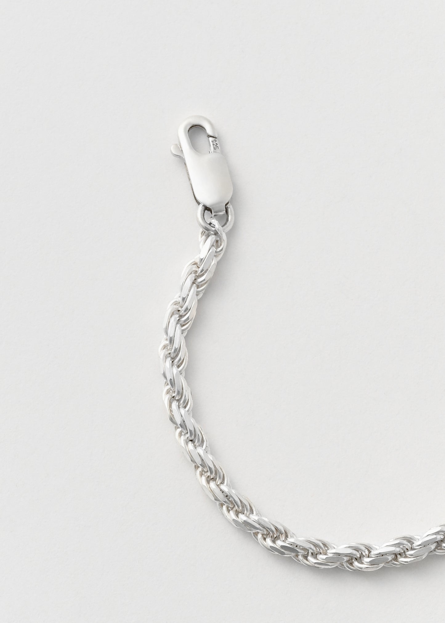 Silver Cordell Bracelet 3mm
