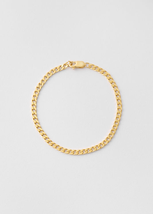 Gold Pansar Bracelet 3mm