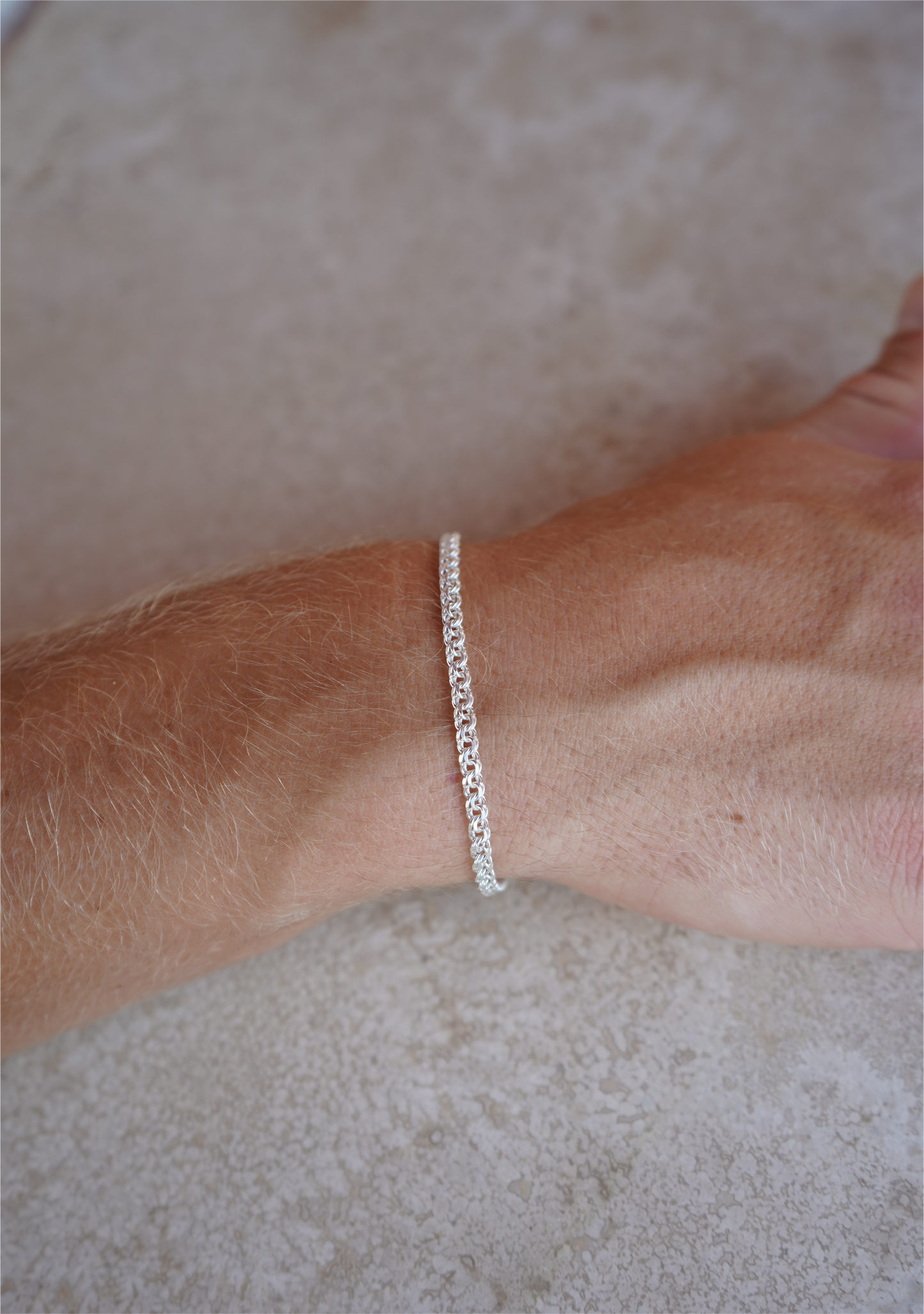 3mm Bismarck Bracelet Silver