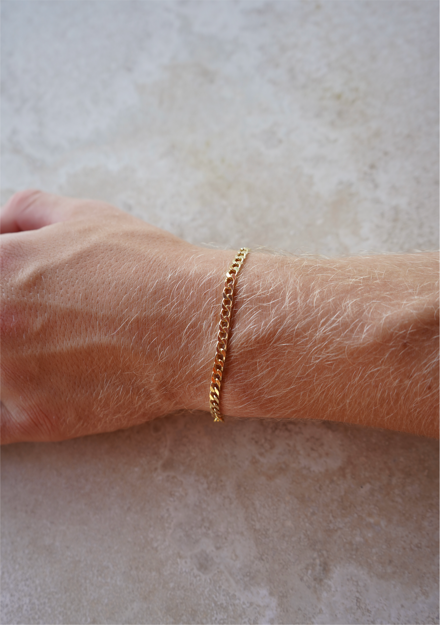 4mm Pansar Bracelet Gold