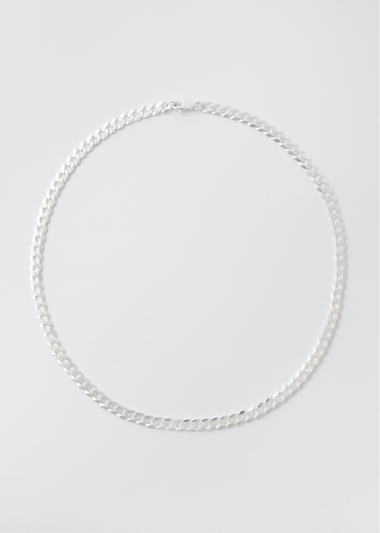 6mm pansar necklace by sad sterling silver