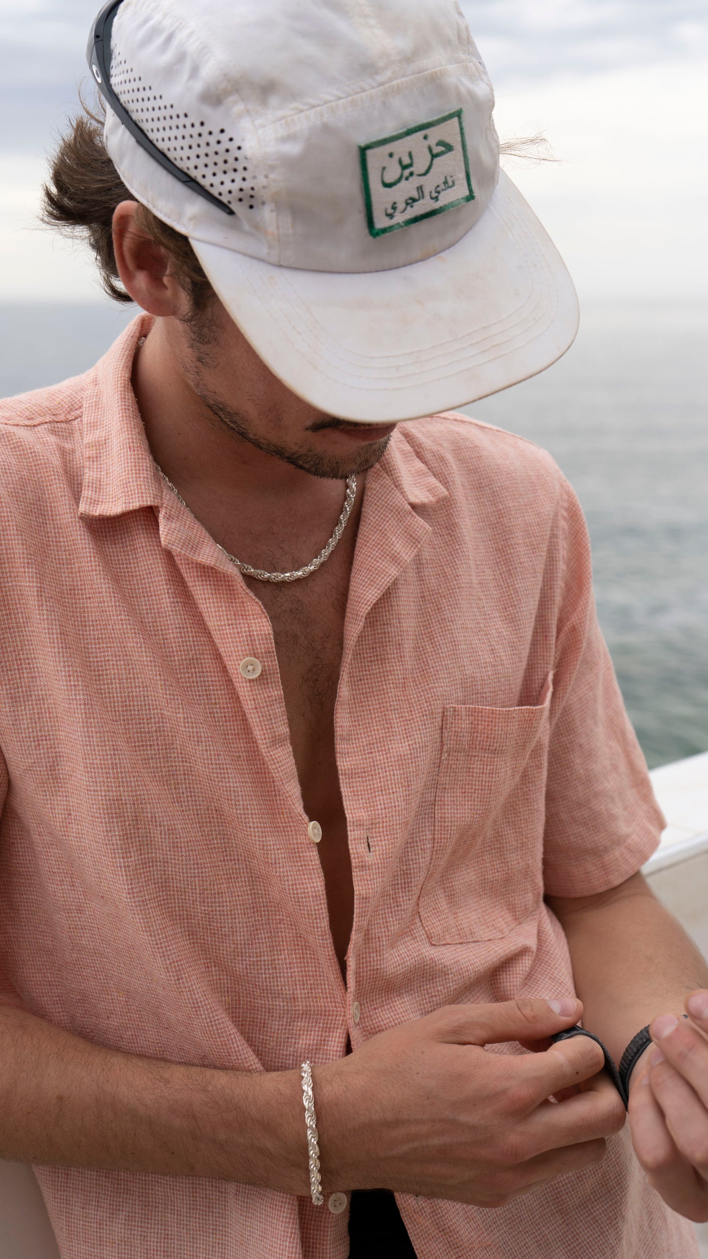 SAD Running Cap White