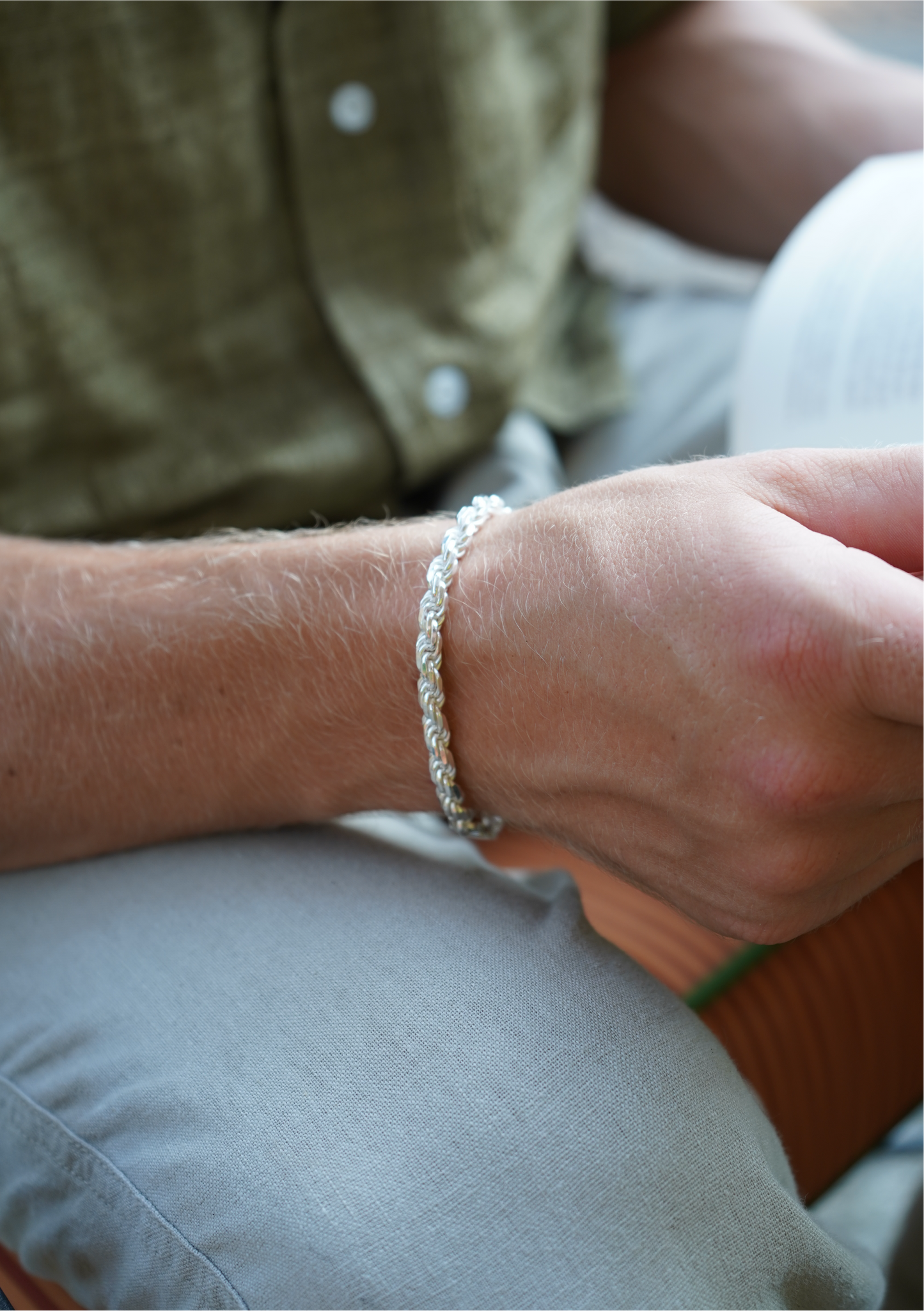 6mm Cordell Bracelet Silver