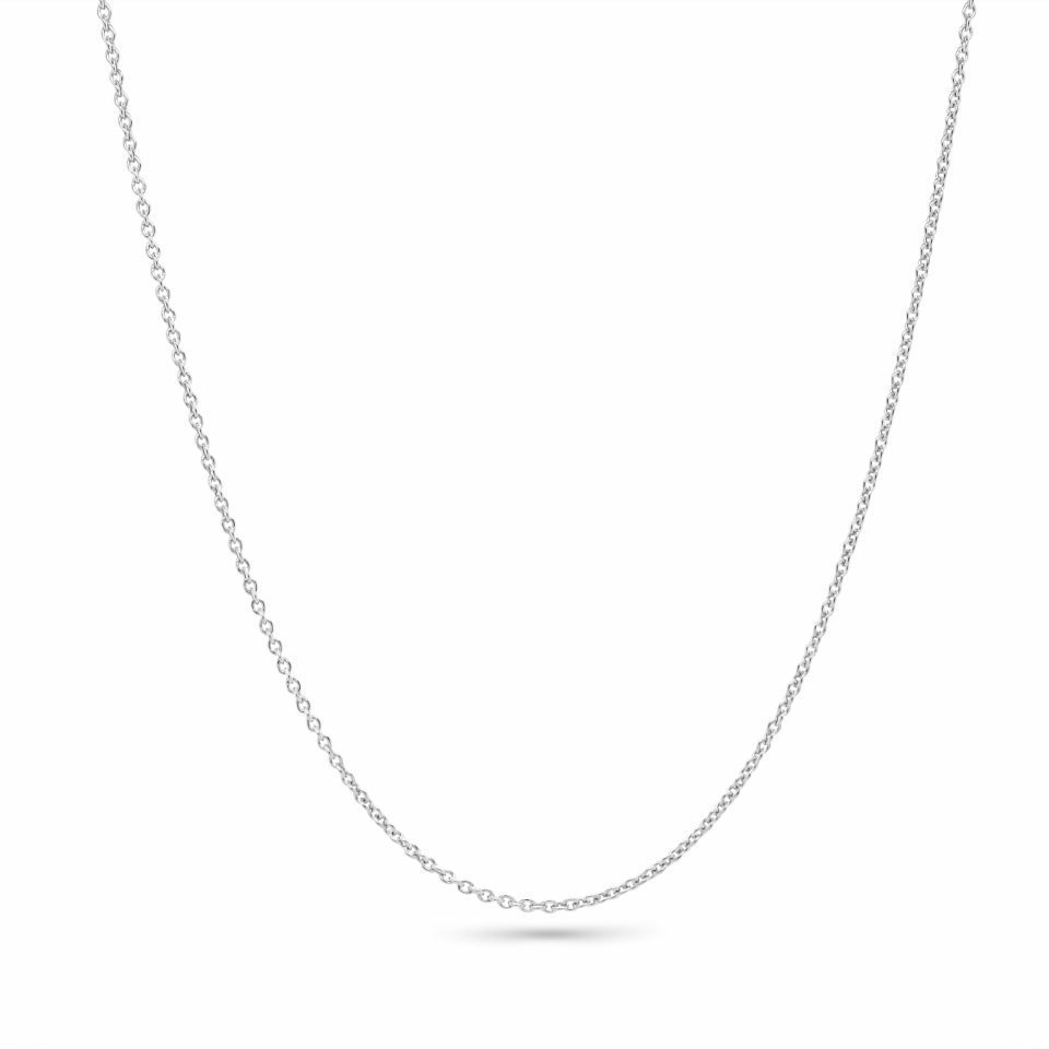Anchor Necklace 1mm Gold