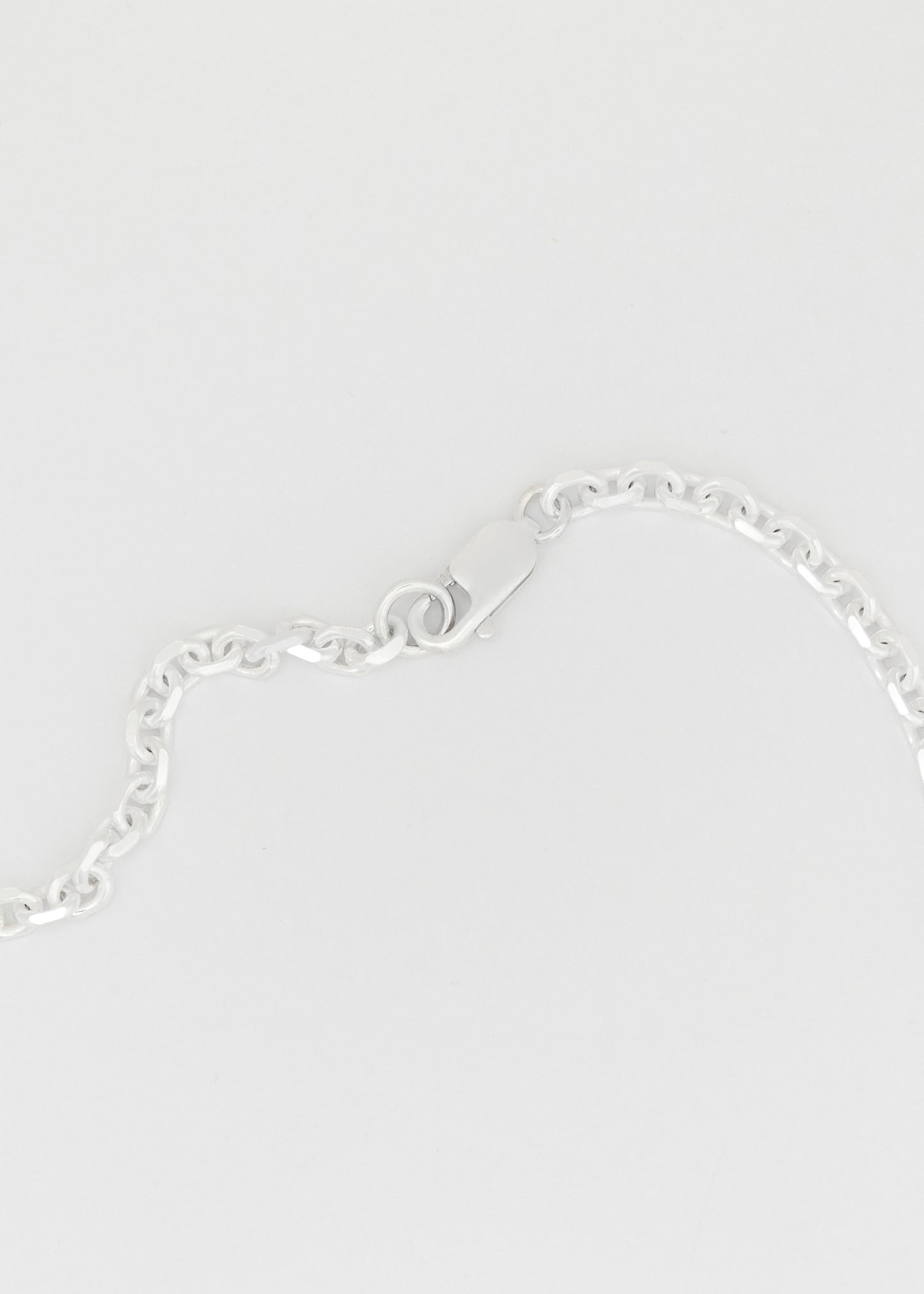 Silver Anchor Bracelet 5mm