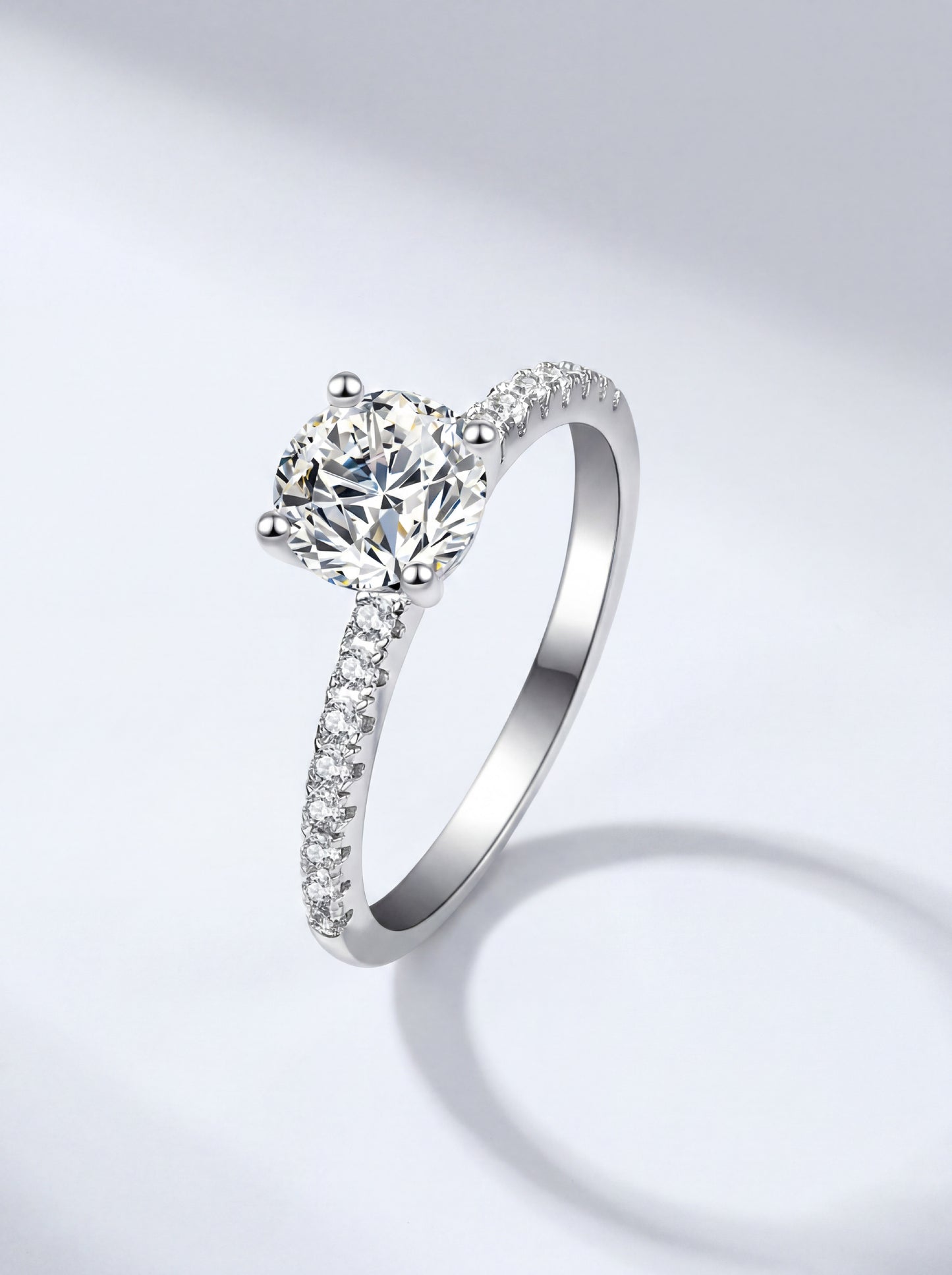 Chunky Mossanite Ring