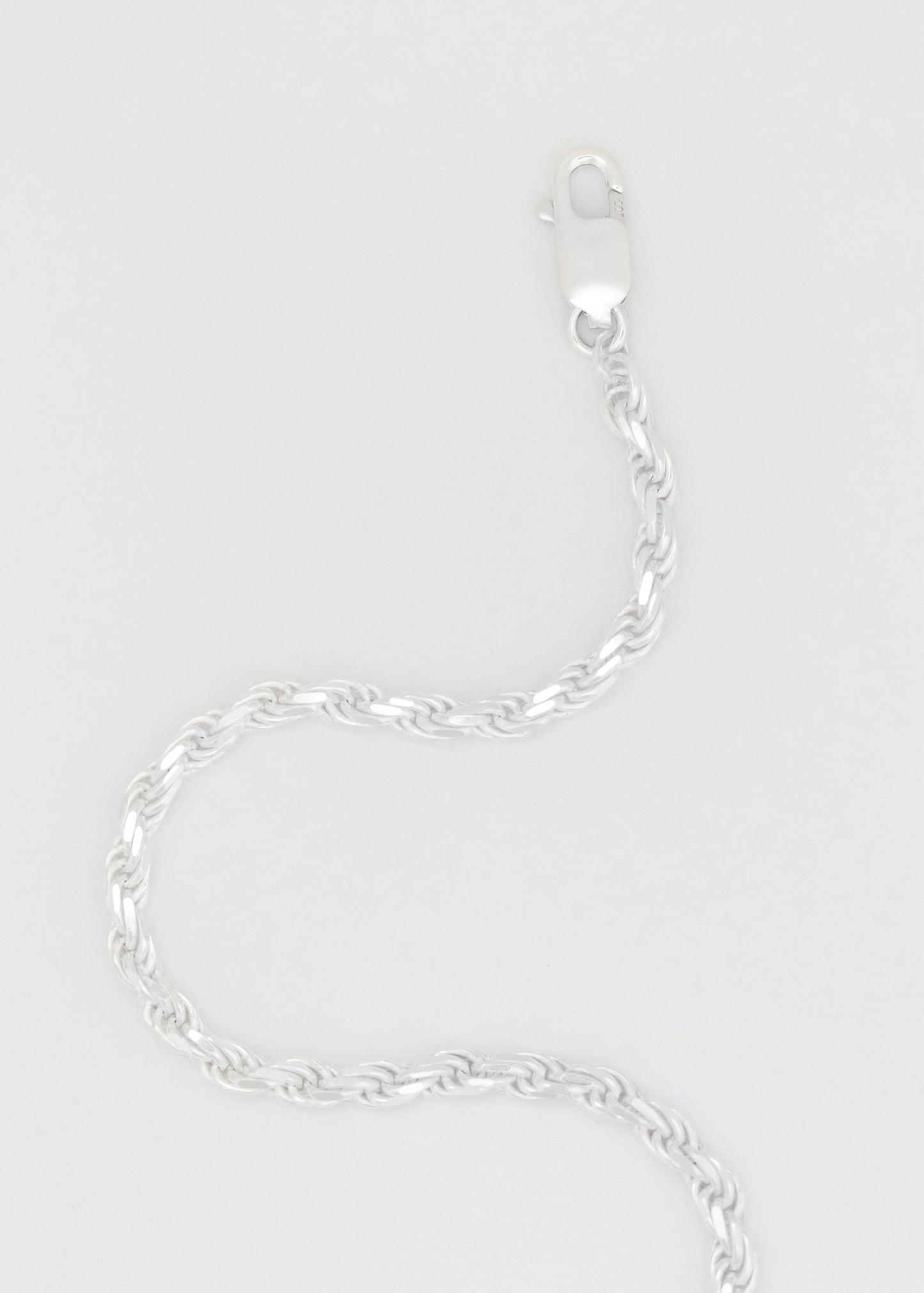 Silver Cordell Bracelet 4mm