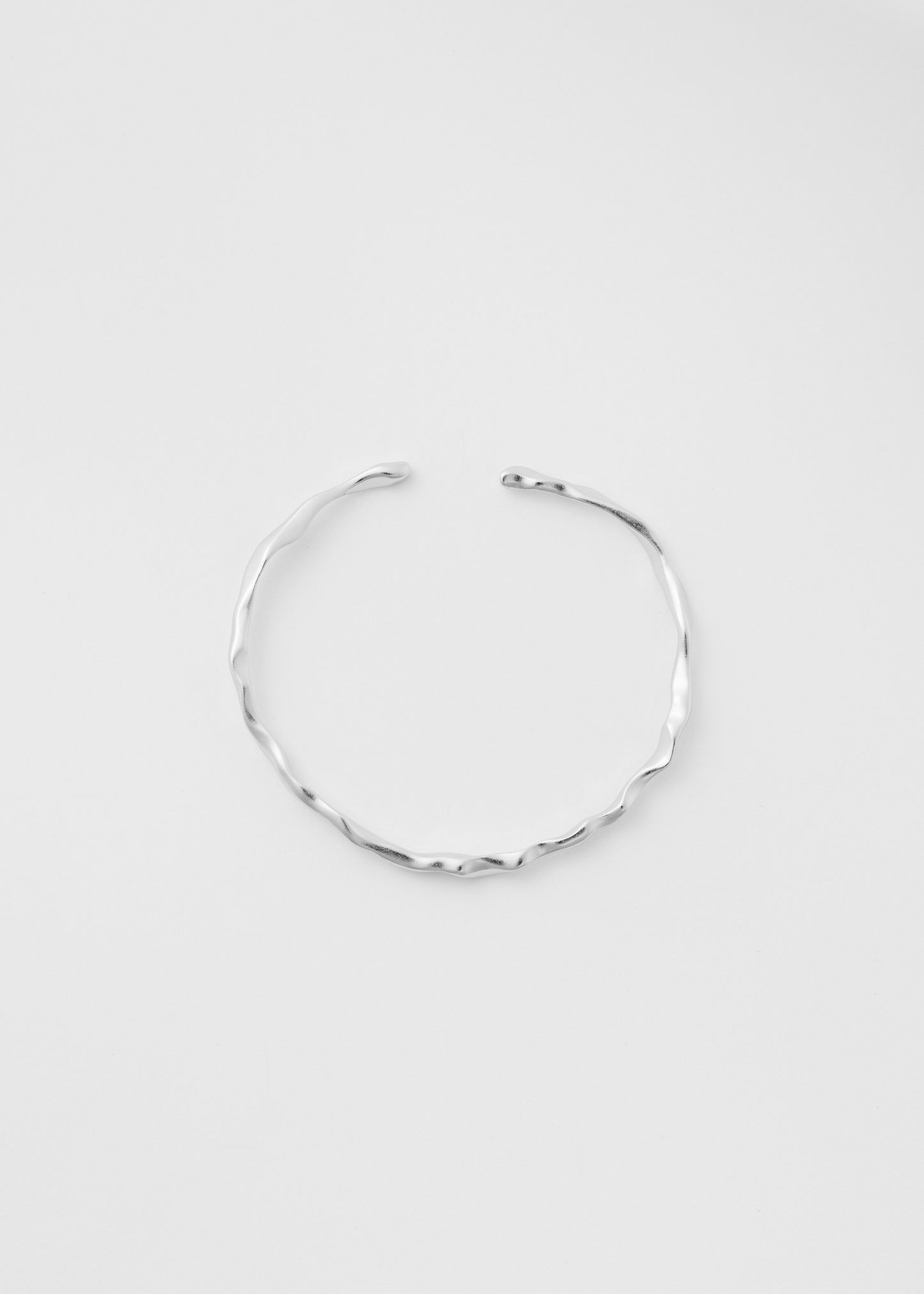 Silver Bangle Drop Bracelet