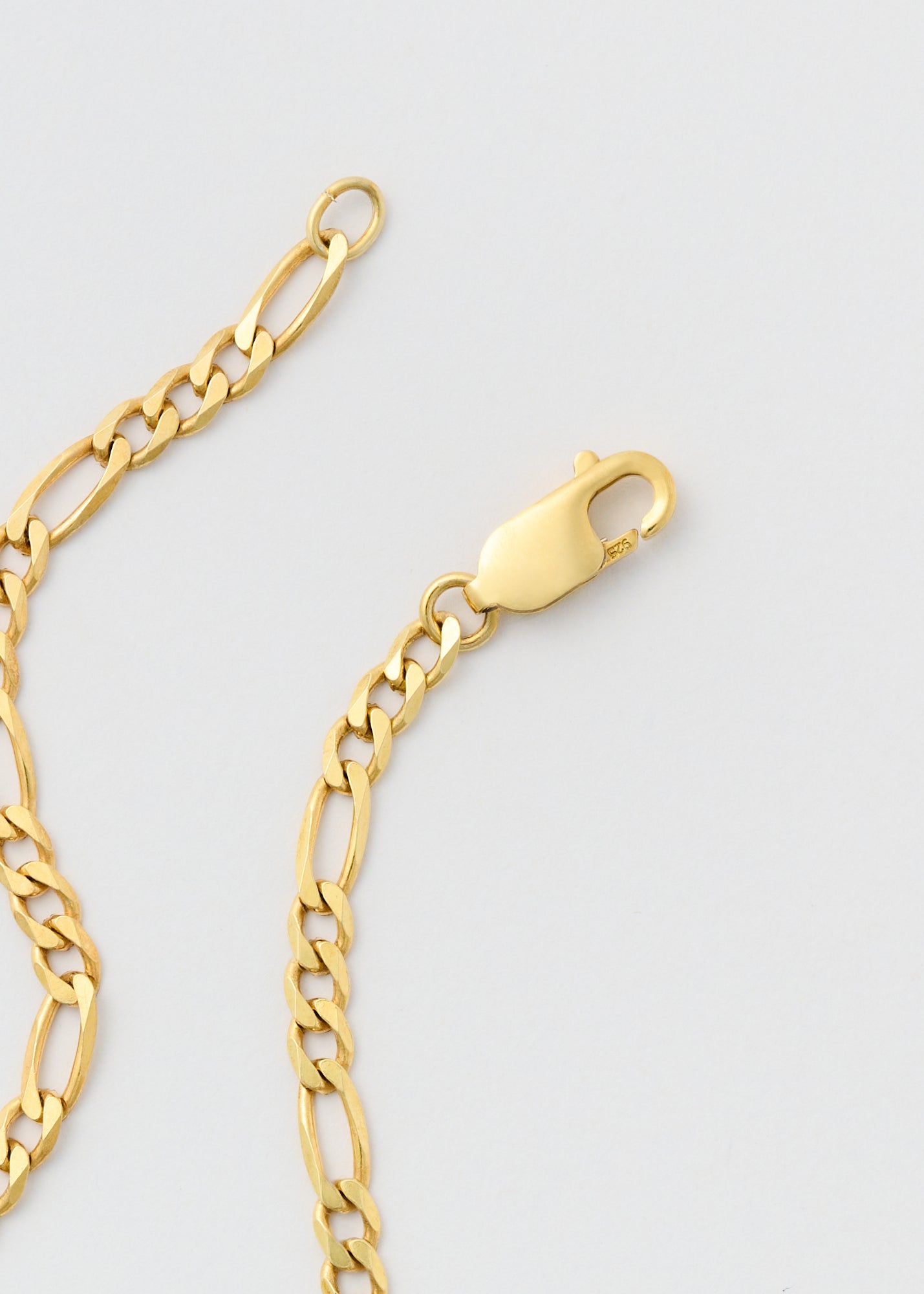 Gold Figaro Necklace 3mm
