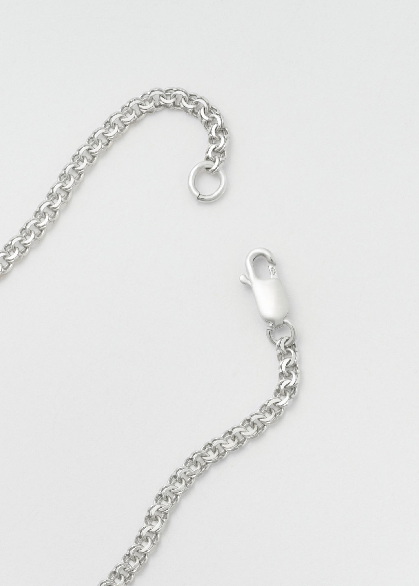 Bismarck Necklace 2mm Silver