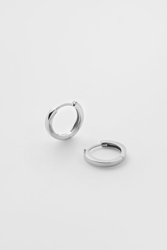 10mm Hoops Silver