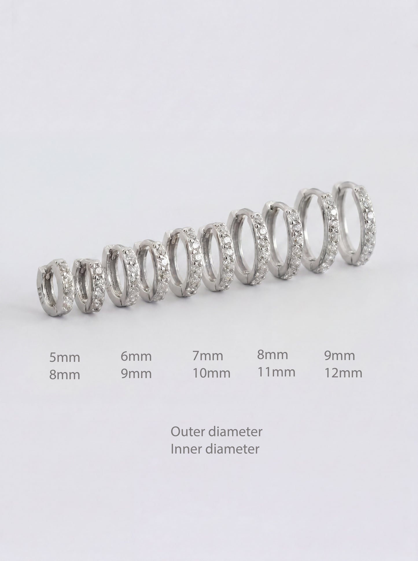Basic Zirconia Hoops