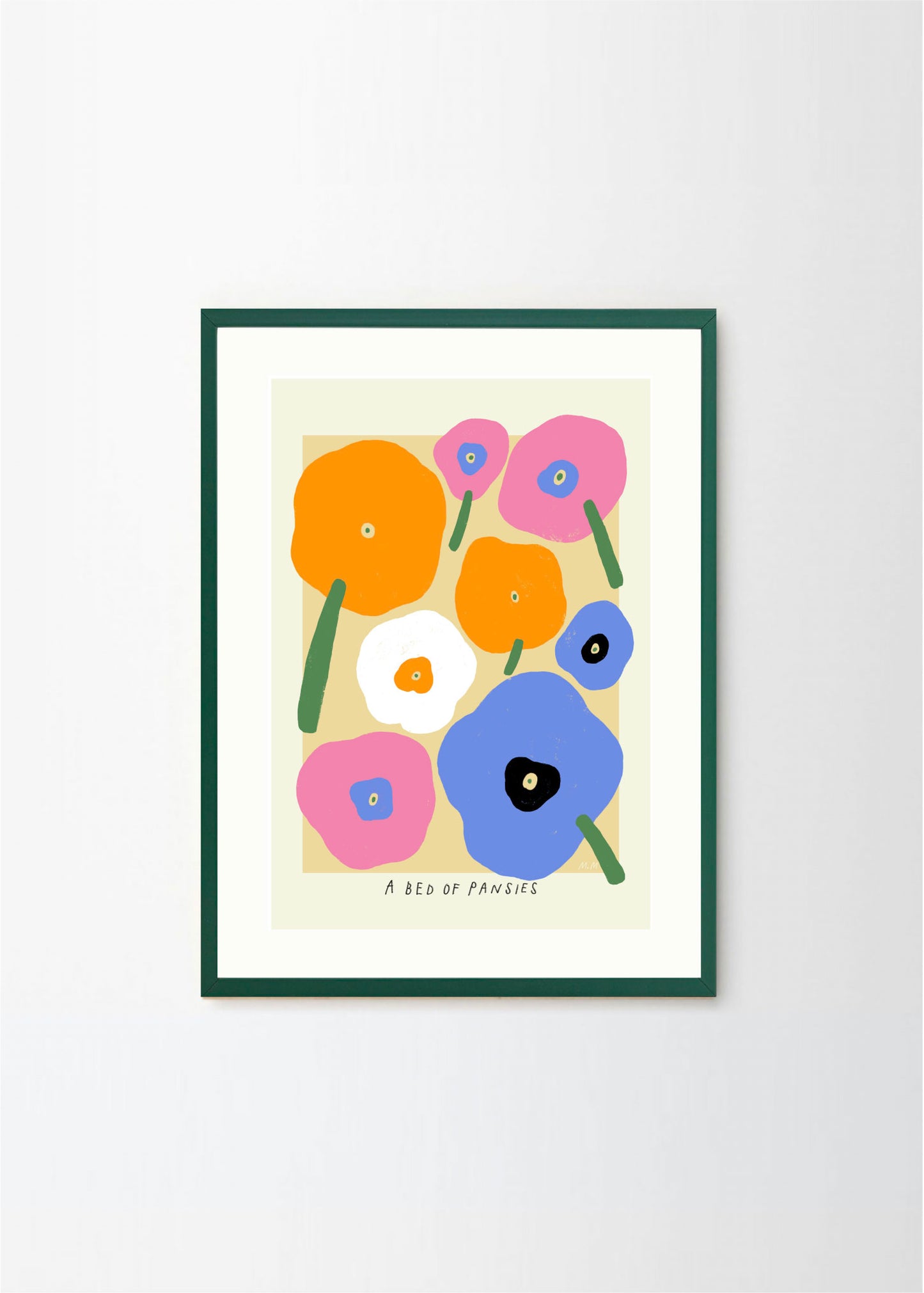 A Bed of Pansies