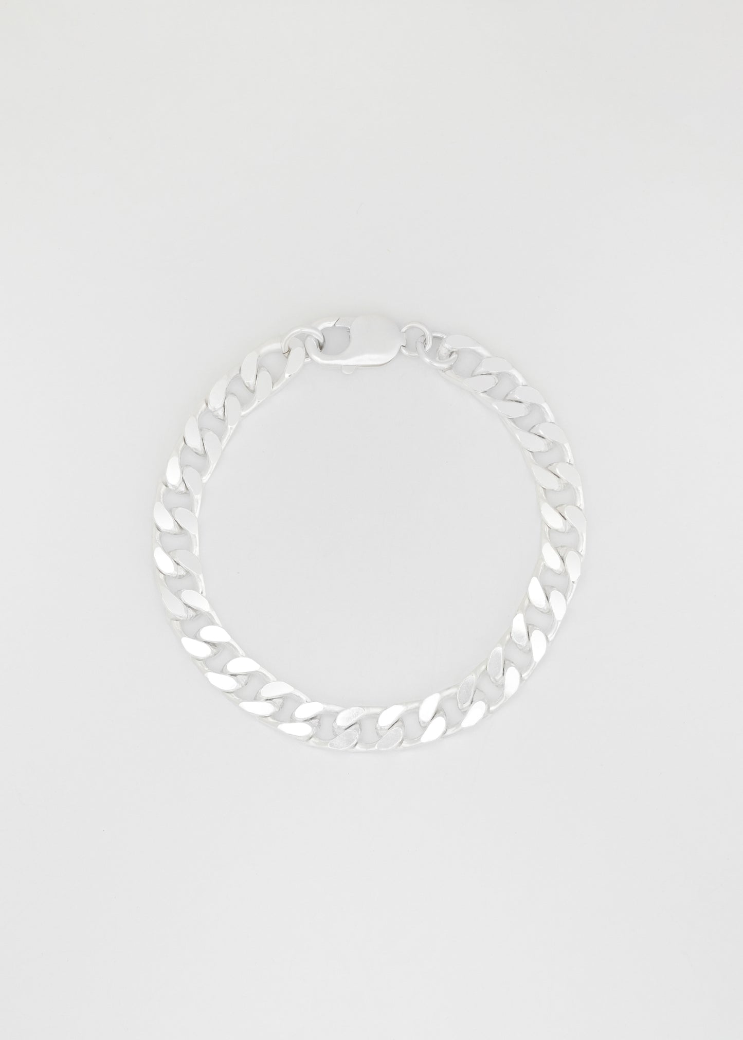 Silver Pansar Bracelet 8mm