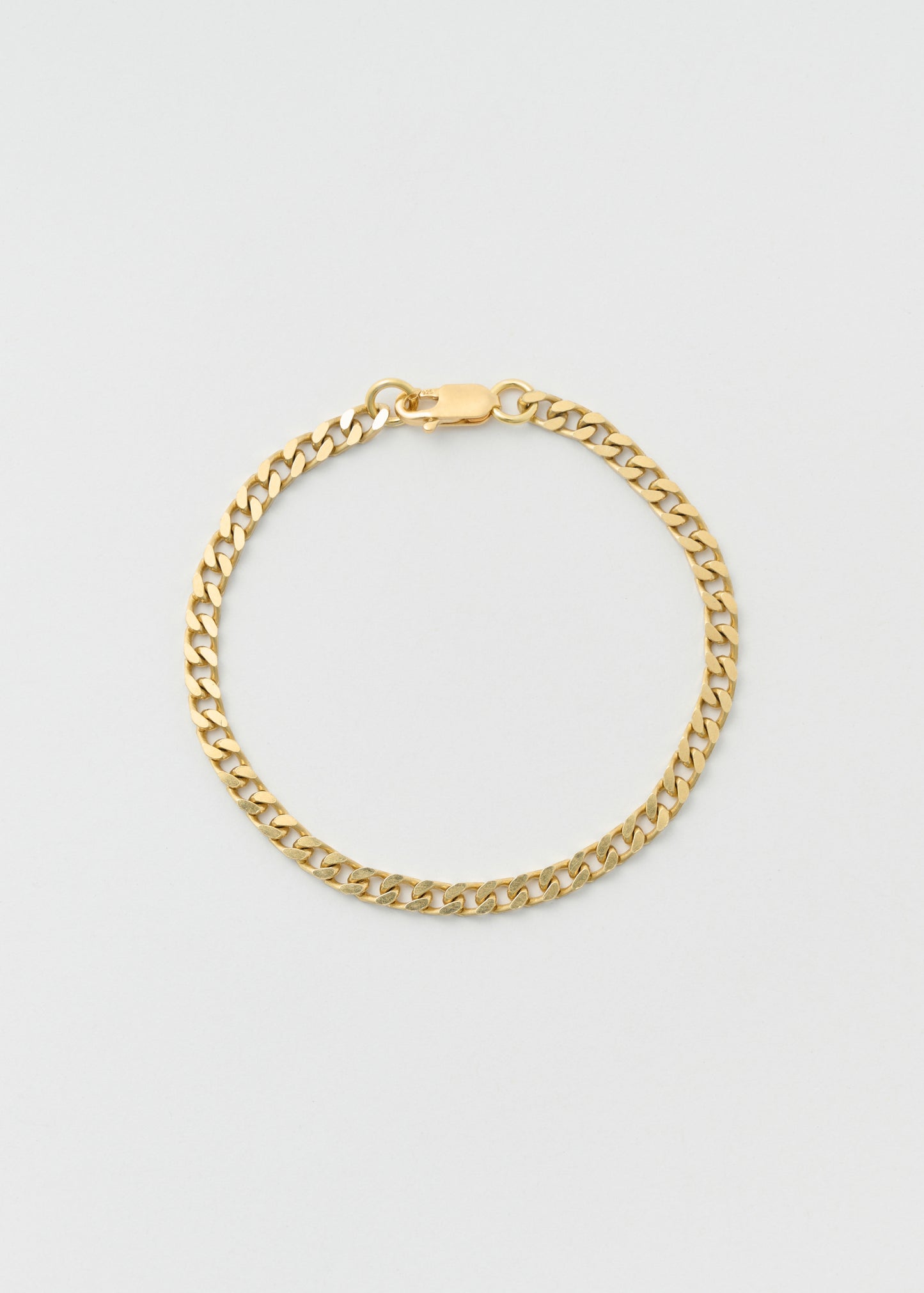 4mm Pansar Bracelet Gold