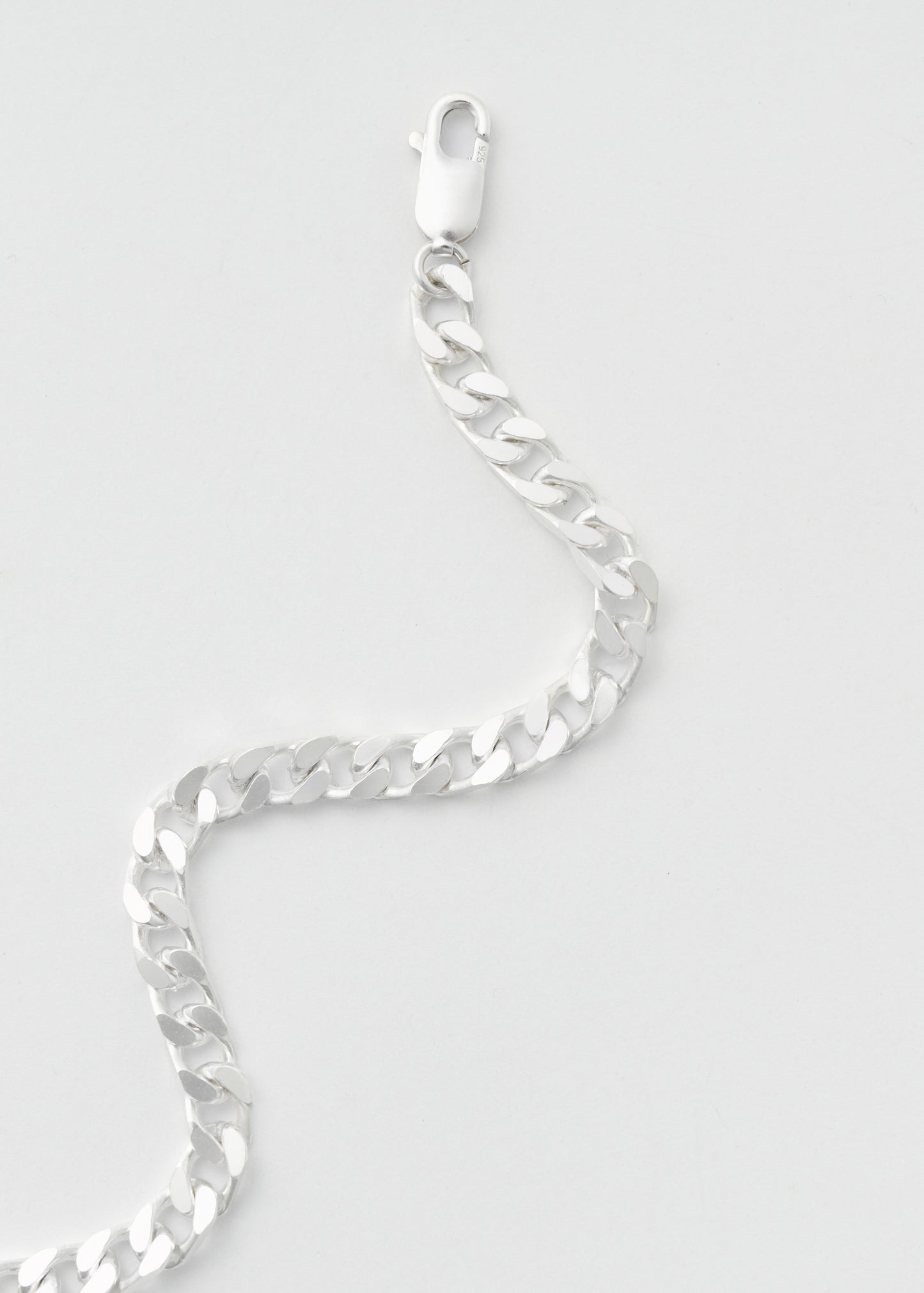 Silver Pansar Bracelet 6mm