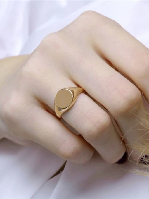 SAD Signet Ring Gold