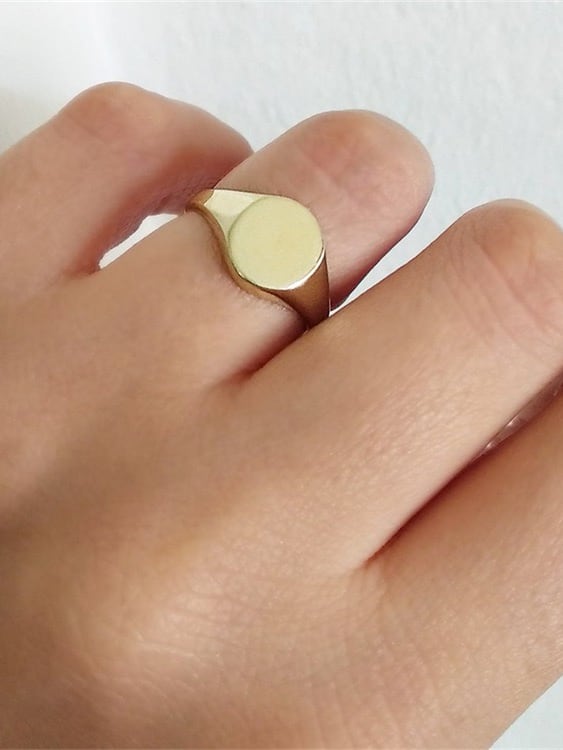 SAD Signet Ring Gold