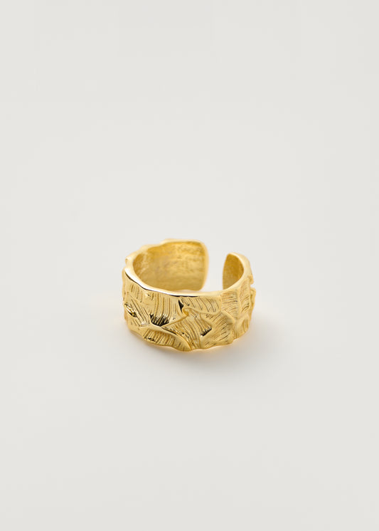 Turtle Shell Ring Gold