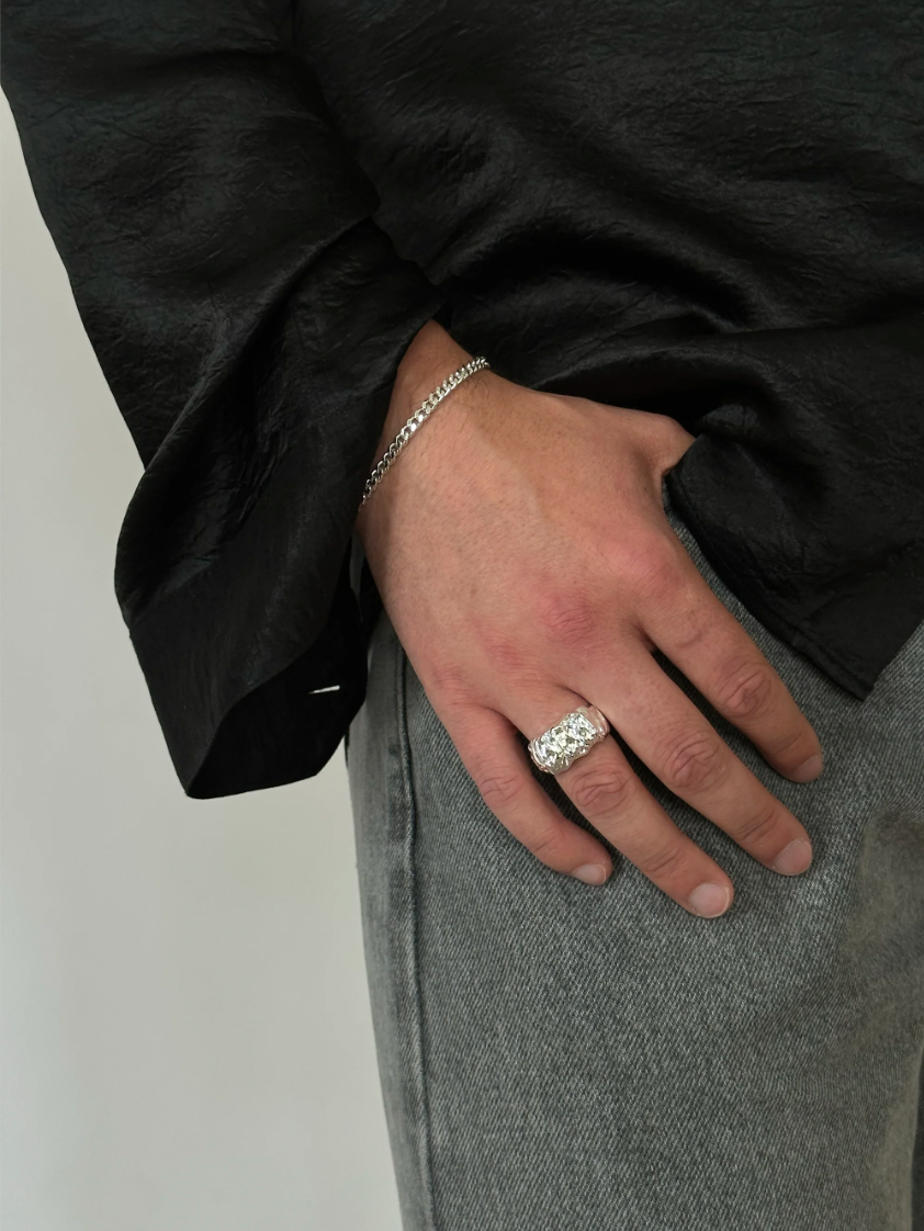 Bold Textured Ring