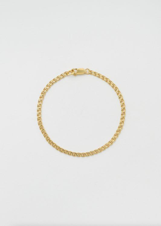 2mm Bismarck Bracelet Gold