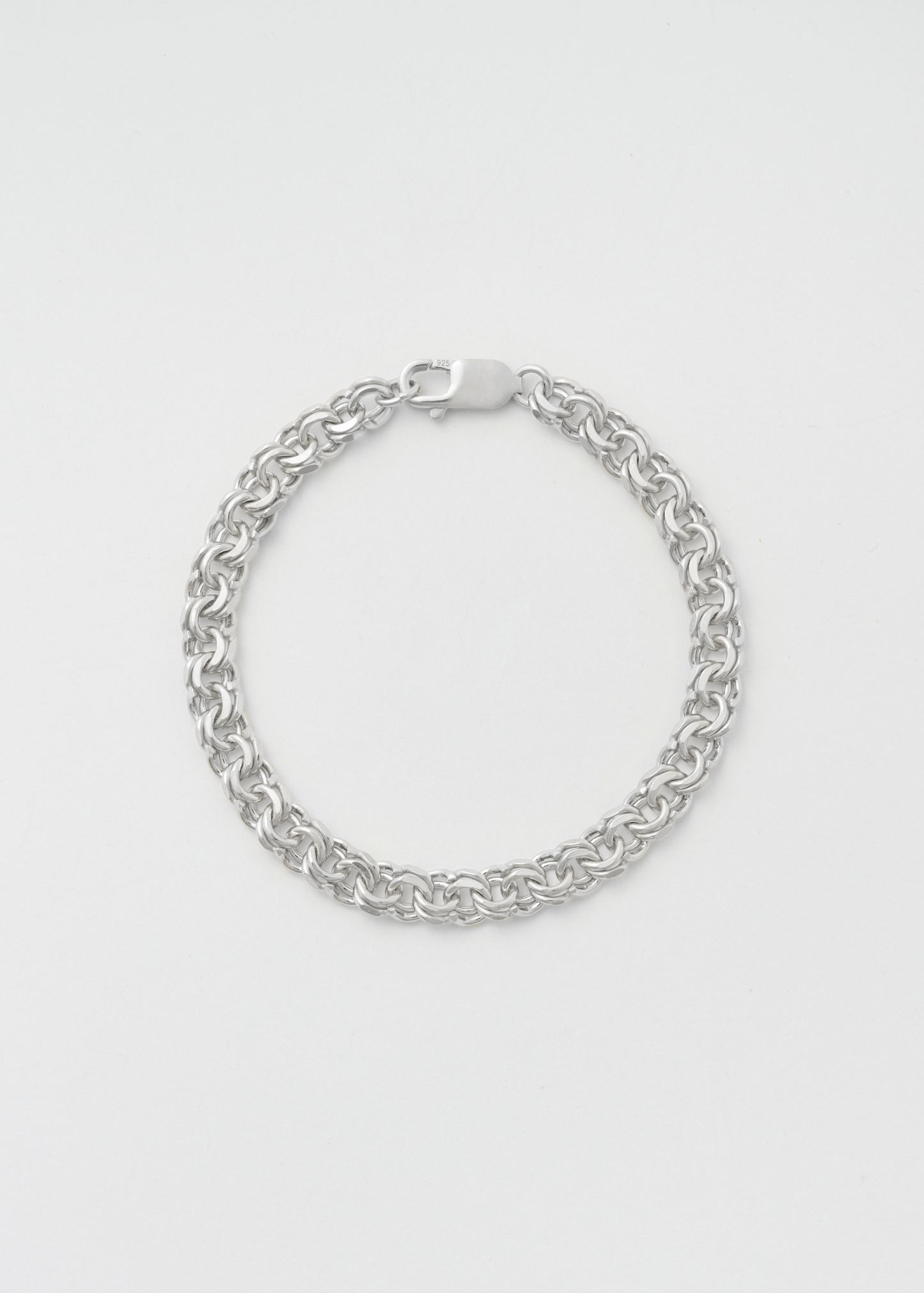 8mm Bismarck Bracelet Silver