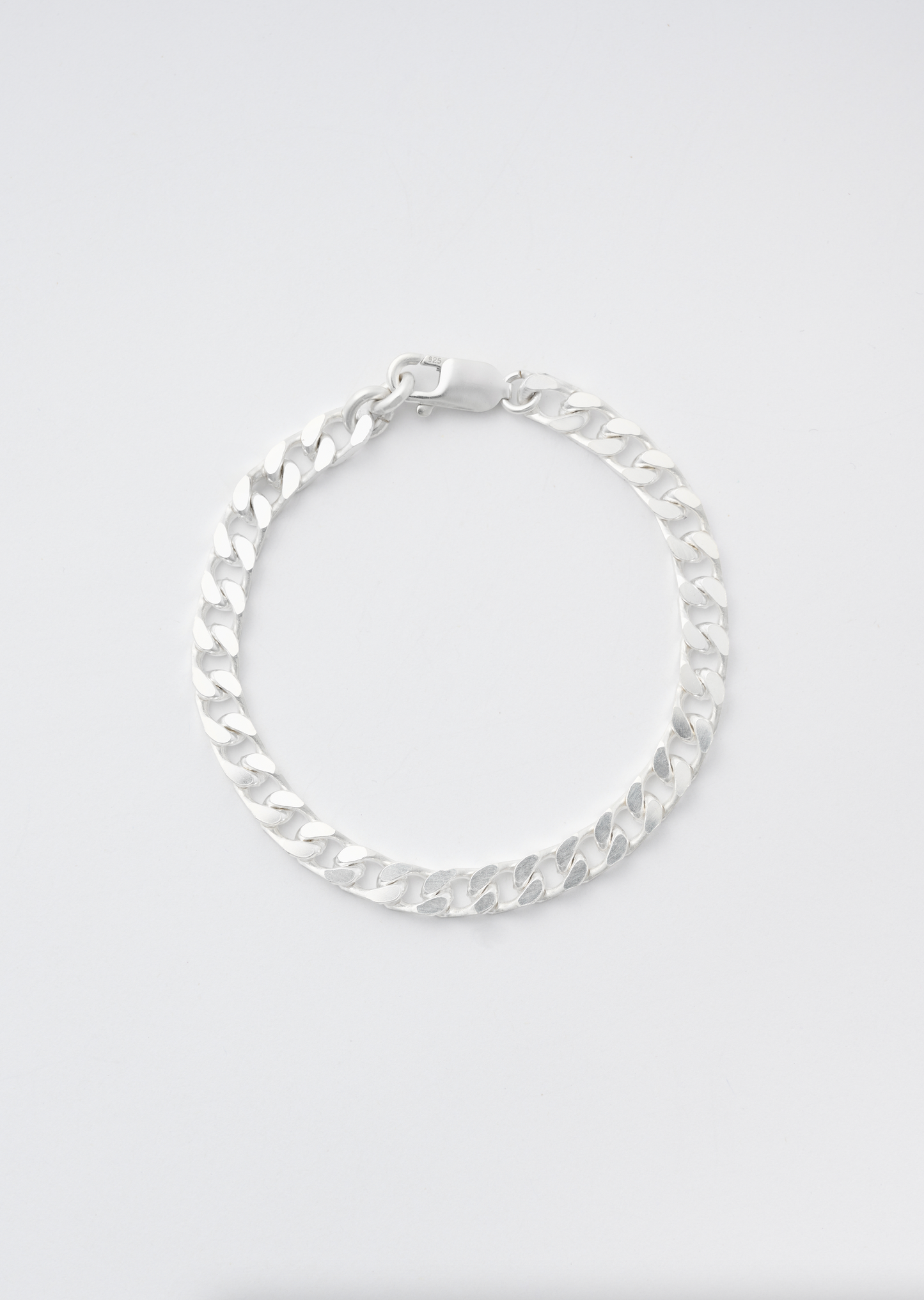 Silver Pansar Bracelet 6mm