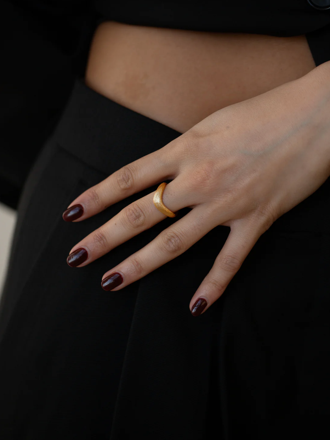 Brushed Waver Ring