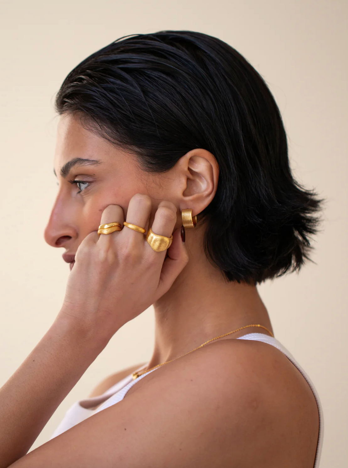 Brushed Waver Ring