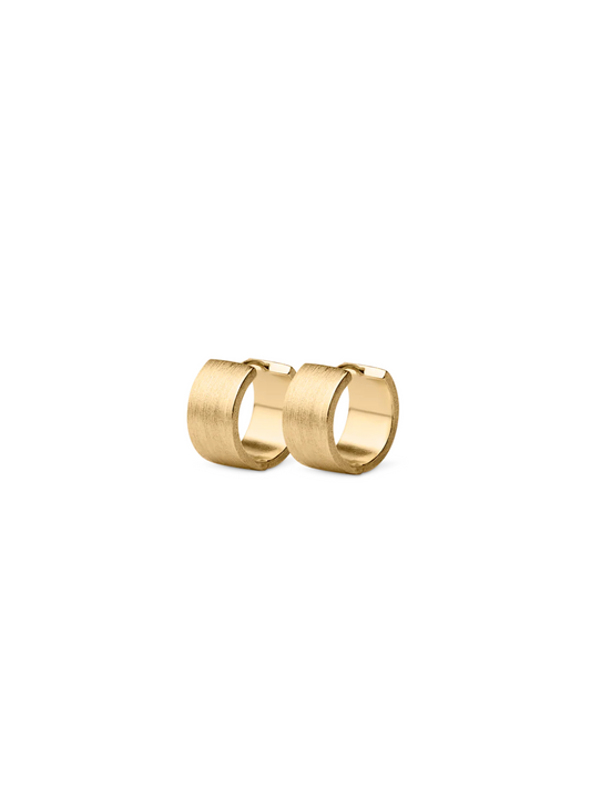 Brushed Chunky Hoops