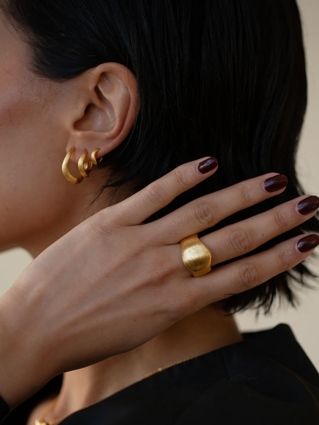 Brushed Bold Ring