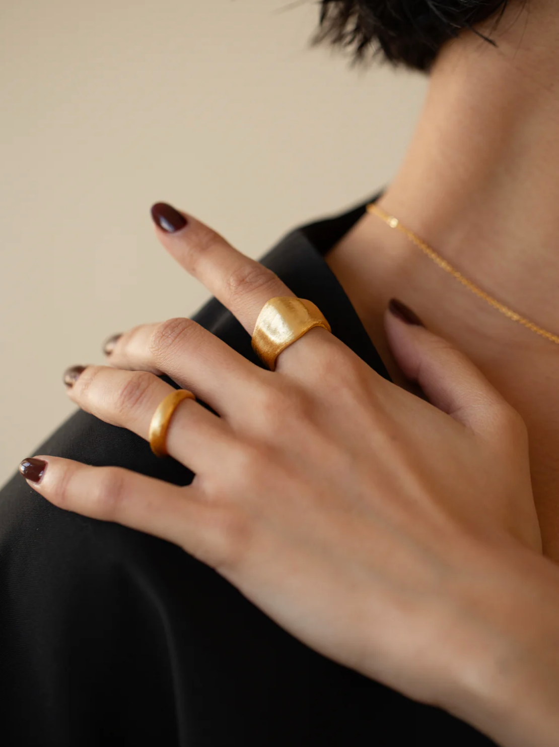 Brushed Bold Ring