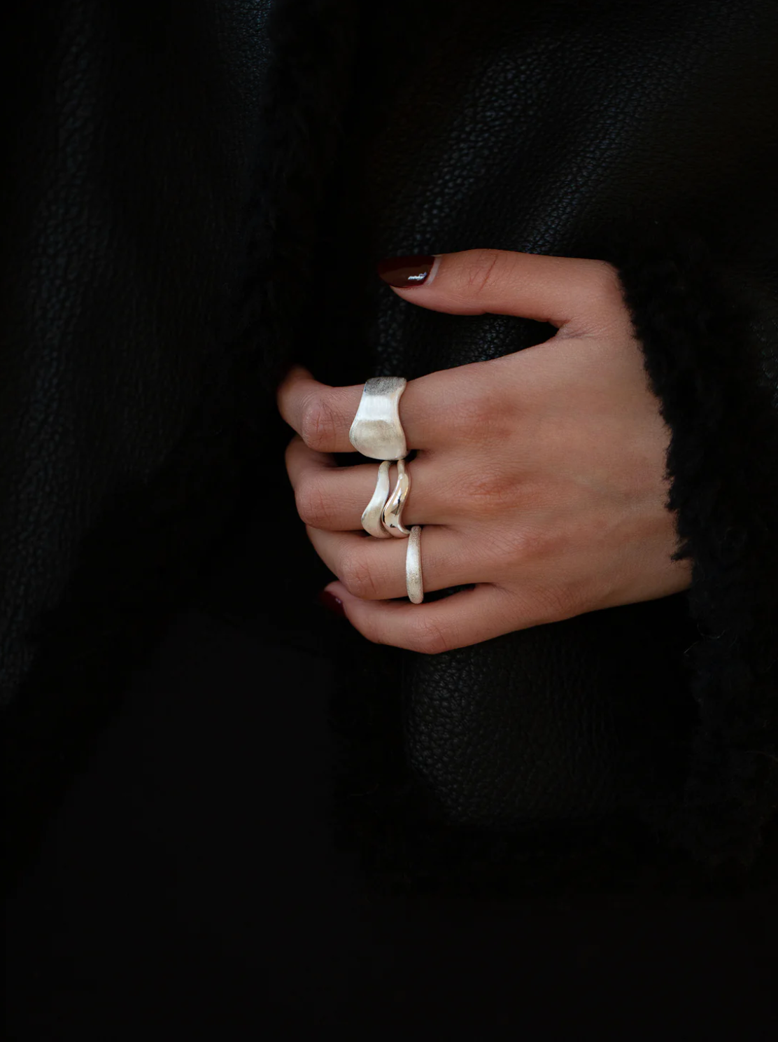 Brushed Bold Ring Silver