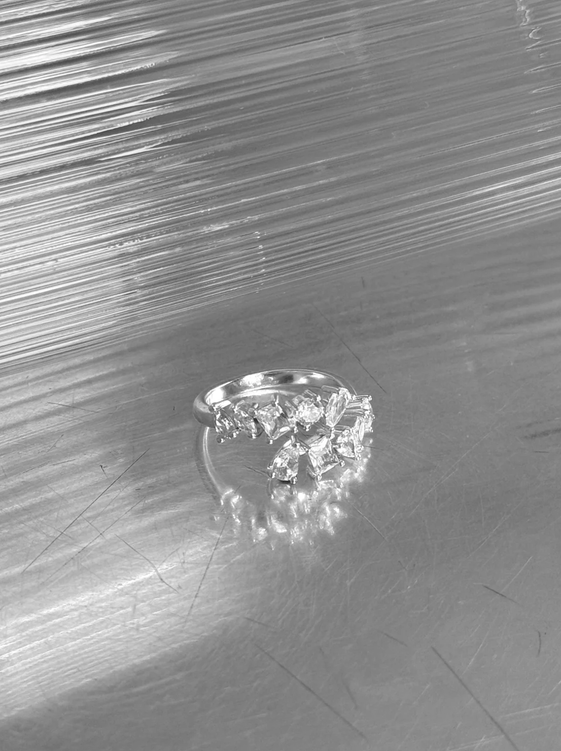 Adjustable Lithe Ring Silver