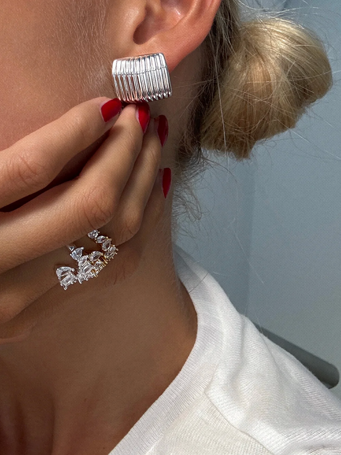 Adjustable Lithe Ring Silver