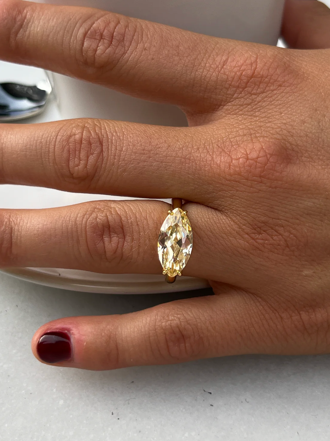 Citrine Ring Gold