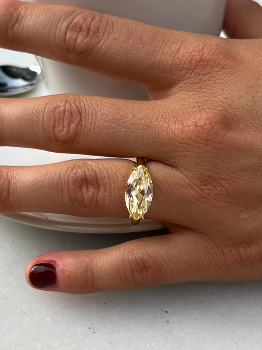 Citrine Ring Silver