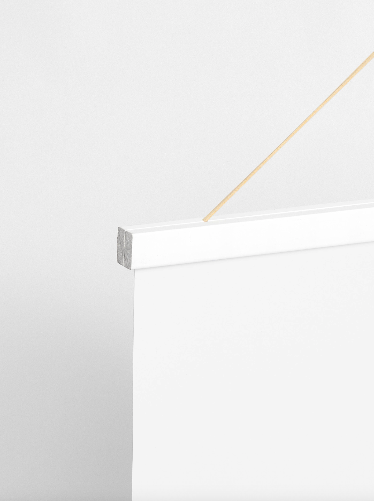 White Poster Hanger